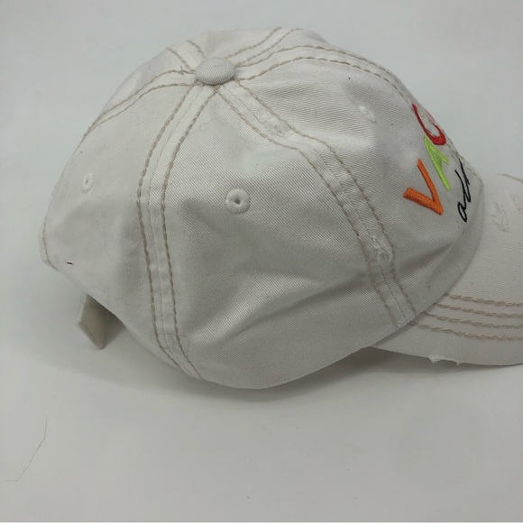 KBETHOS Embroidered Vacy All Day White Distressed Baseball Cap - Picture 7 of 14